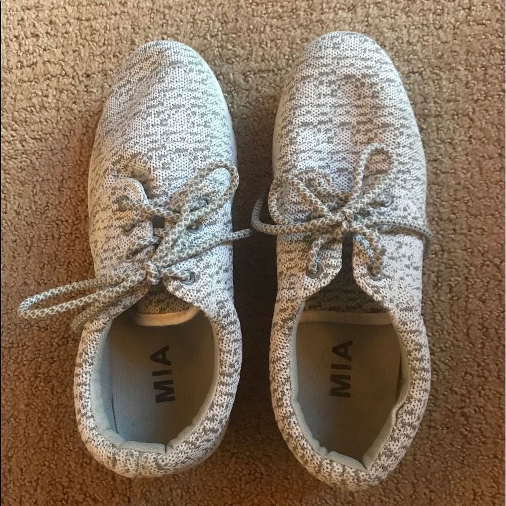 Grey & White Shoes